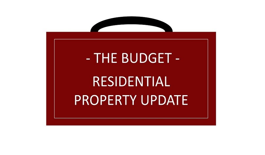 The Budget – Residential Property News